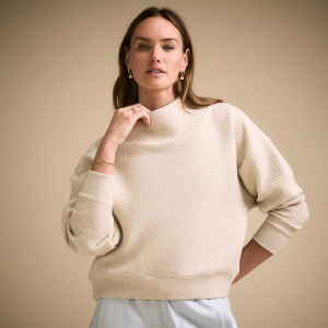 Calia CALIA Women's Elevate Funnel Neck, Large, Khaki Heather - $88.00 at DICK'S Sporting Goods