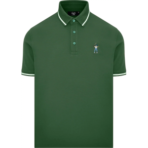 Eastside Golf Men's Tip Pique Golf Polo, Large, Prime Green
