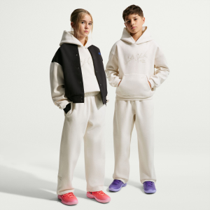 Nike Nike Kids' Caitlin Clark Brushed Fleece Pant, Large, Pale Ivory/Htr/Pale Ivory - $75.00 at DICK'S Sporting Goods