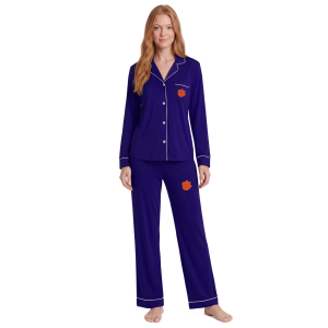 Concepts Sport Concepts Sport Women's Clemson Tigers Sleep Set, Small, Purple - $70.00 at DICK'S Sporting Goods