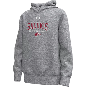 Under Armour Under Armour Girls' Southern Illinois Salukis Icon Hoodie, Small, Gray - $60.00 at DICK'S Sporting Goods