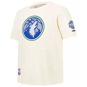 Pro Standard Youth Minnesota Timberwolves Retro Classic T-Shirt, Medium, White