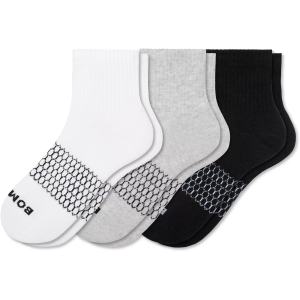 Bombas Bombas Solids Ribbed Quarter 3 Pack, Men's, Small, Core Mix - $40.00 at DICK'S Sporting Goods
