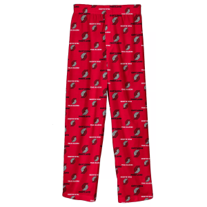 NBA Youth Portland Trail Blazers Colored Print Pants, Size 4, Red