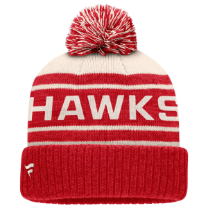 Fanatics NHL Men's Chicago Blackhawks Repose Cuffed Knit Pom Beanie, White - $30.00 at DICK'S Sporting Goods