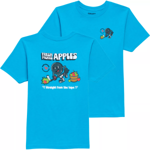 Bauer Boys' Fresh Picked Apples T-Shirt, Small, Turquoise