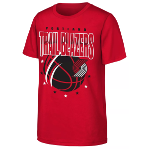 NBA Youth Portland Trail Blazers Balling T-Shirt, Small, Red