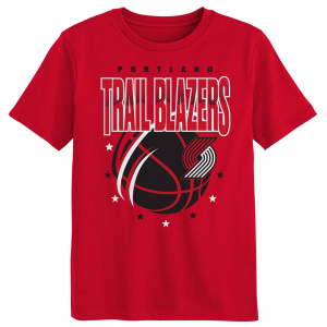 NBA Boys' Portland Trail Blazers Balling T-Shirt, Size 4, Red