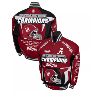 Franchise Club Franchise Club Men's Alabama Crimson Tide Crimson Commemorative Cotton Twill Jacket, 5XL, Red - $230.00 at DICK'S Sporting Goods