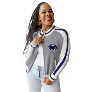 Gameday Social Gameday Social Women's Penn State Nittany Lions Zip-Up Sweater, Medium, Gray - $130.00 at DICK'S Sporting Goods