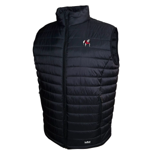 Franchise Club Men's Georgia Bulldogs Black Packable Vest, 4XL