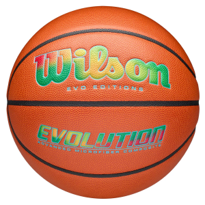 Wilson Wilson Evo Edition Green Graphic Basketball, Yellow - $99.99 at DICK'S Sporting Goods