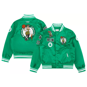Pro Standard Toddler Boston Celtics Retro Classics Satin Jacket, Boys', 2T, Green