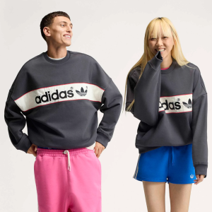 adidas Originals Men's adiSignature NY Crewneck Sweatshirt, Large, Utility Black