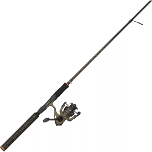 Zebco Rhino 30 6'6" 2-Piece Spinning Combo, Stainless Steel