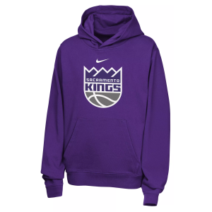 Nike Youth Sacramento Kings Club Hoodie, Small, Purple