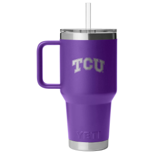 Yeti YETI TCU Horned Frogs 35 oz. Rambler Mug with Straw Lid, Purple - $57.00 at DICK'S Sporting Goods