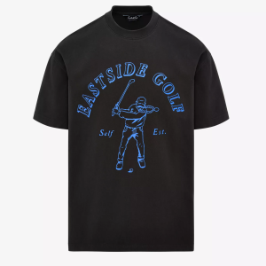 Eastside Golf Men's Retro Graphic T-Shirt, Small, Smoke Grey