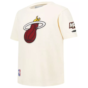 Pro Standard Youth Miami Heat Retro Classic T-Shirt, XL, White