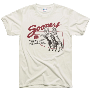 Charlie Hustle Charlie Hustle Men's There's Only One Oklahoma Sooner Vintage White T-Shirt, XXL - $38.00 at DICK'S Sporting Goods