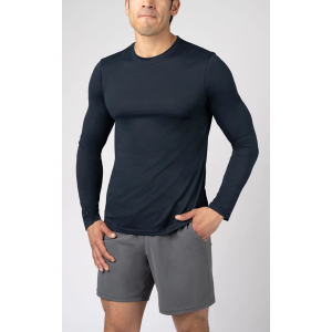 90 Degree By Reflex 90 Degree by Reflex Men's Hyperlite Jacquard Mesh Long Sleeve Tee, Small, Black - $16.97 at DICK'S Sporting Goods