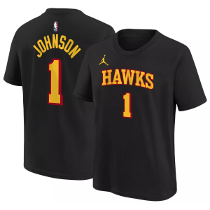 Jordan Jordan Boys' Atlanta Hawks Jalen Johnson T-Shirt, XL, Black - $32.00 at DICK'S Sporting Goods