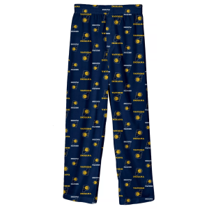 NBA Youth Indiana Pacers Colored Print Pants, Size 4, Blue