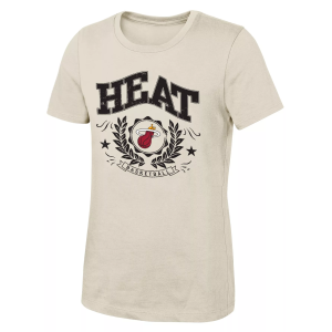 Outerstuff NBA Girls' Miami Heat Half Court Shot T-Shirt, Small, White - $25.00 at DICK'S Sporting Goods