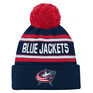 Outerstuff NHL Youth Belleville Senators Jacquard Pom Knit Hat, Blue - $25.00 at DICK'S Sporting Goods