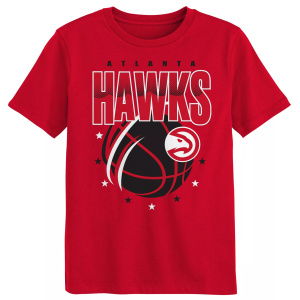 NBA Boys' Atlanta Hawks Balling T-Shirt, Size 4, Red