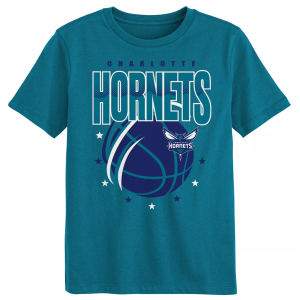 NBA Boys' Charlotte Hornets Balling T-Shirt, Size 4, Blue