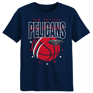 Outerstuff NBA Boys' New Orleans Pelicans Balling T-Shirt, Size 4, Blue - $22.00 at DICK'S Sporting Goods