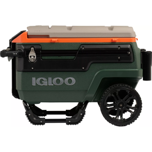 Igloo 70 Qt. Trailmate Roller Cooler, Deep Oil Green