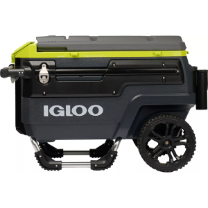Igloo 70 Qt. Trailmate Roller Cooler, Carbonite