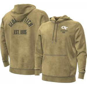 Under Armour Under Armour Men's Georgia Tech Yellow Jackets 2026 Freedom Icon Pullover Hoodie, Large, Tan - $128.00 at DICK'S Sporting Goods