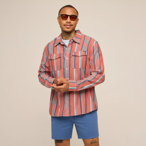 Chubbies Men's Side A Summer Flannel, Medium, The Side A