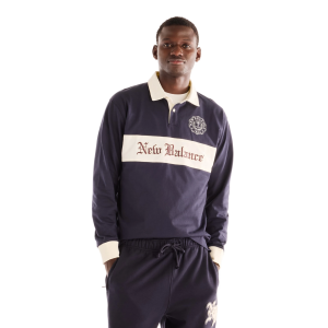 New Balance Men's Varsity Old English Rugby, XL, Dark Night