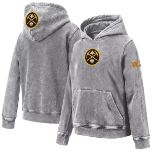 Pro Standard Youth Denver Nuggets Washed Classic Hoodie, XL, Gray