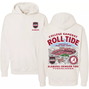 Something Inked Something Inked Adult Alabama Crimson Tide College Gameday Bryant-Denny Stadium Hoodie, Men's, Small, Tan - $64.99 at DICK'S Sporting Goods