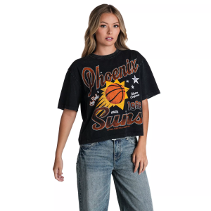 The Wild Collective The Wild Collective Women's Phoenix Suns Washed Band Graphic T-Shirt, Large, Black - $50.00 at DICK'S Sporting Goods