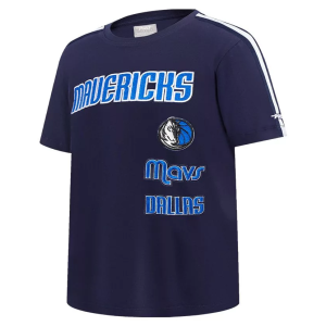 Pro Standard Youth Dallas Mavericks Retro Classic T-Shirt, Large, Blue