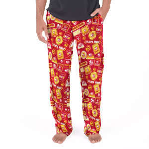College Concepts Men's Atlanta Hawks Sleep Pants, Large, Red