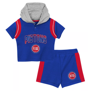 Outerstuff NBA Infant Detroit Pistons 3-Piece Creeper Set, Boys', 12M, Blue - $35.00 at DICK'S Sporting Goods