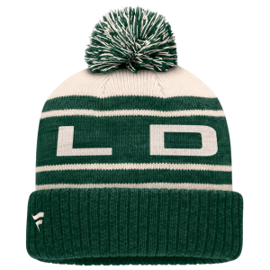 Fanatics NHL Men's Minnesota Wild Repose Cuffed Knit Pom Beanie, White - $30.00 at DICK'S Sporting Goods