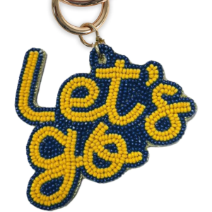 Desden Desden West Virginia Mountaineers Navy Beaded Keychain, Women's, No Size, Blue - $29.00 at DICK'S Sporting Goods