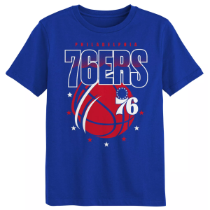 NBA Boys' Philadelphia 76ers Balling T-Shirt, Size 4, Blue