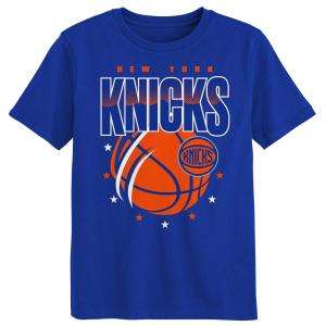 NBA Boys' New York Knicks Balling T-Shirt, Size 4, Blue