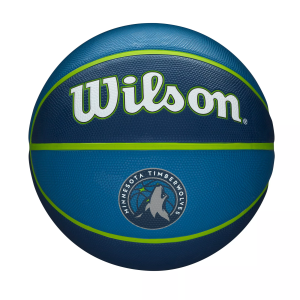 Wilson Wilson Minnesota Timberwolves 9" Tribute Basketball, Blue - $21.99 at DICK'S Sporting Goods