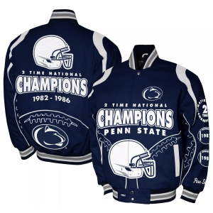 Franchise Club Franchise Club Men's Penn State Nittany Lions Navy Commemorative Twill Jacket, Small, Blue - $220.00 at DICK'S Sporting Goods