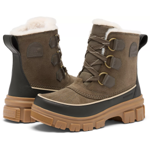 SOREL Women's Tivoli V Waterproof Boot, Size 6.5, Major/Black